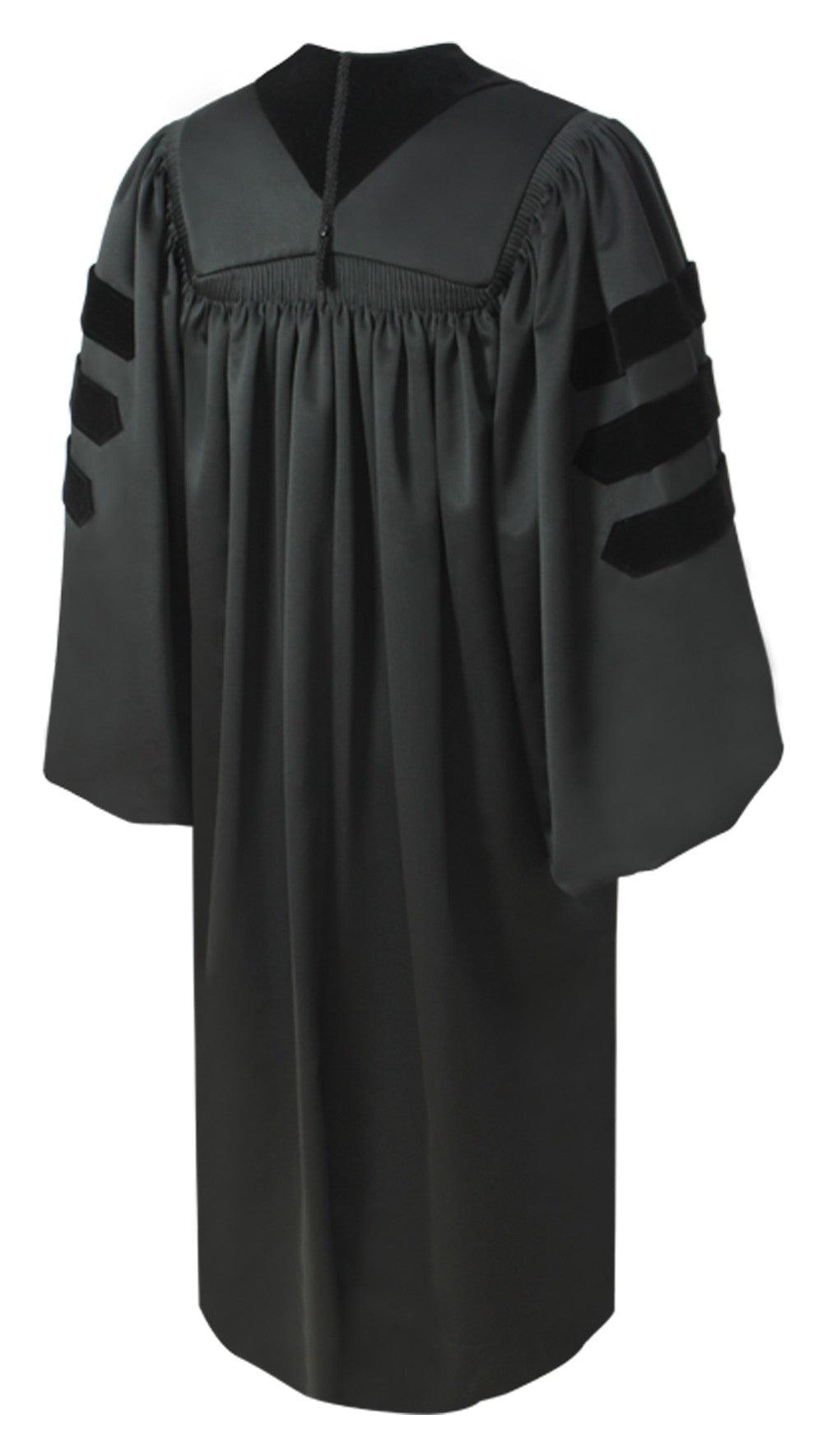 Deluxe Doctoral Academic Gown - Graduation Cap&Gown