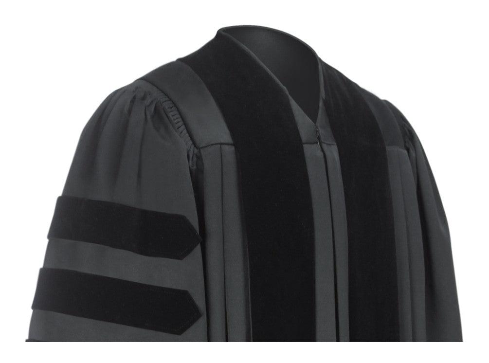 Deluxe Doctoral Academic Gown - Graduation Cap&Gown