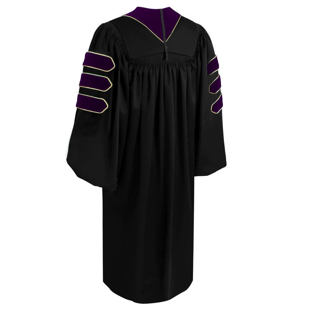 Doctor of Law Doctoral Graduation Gown - Academic Regalia - Graduation Cap&Gown