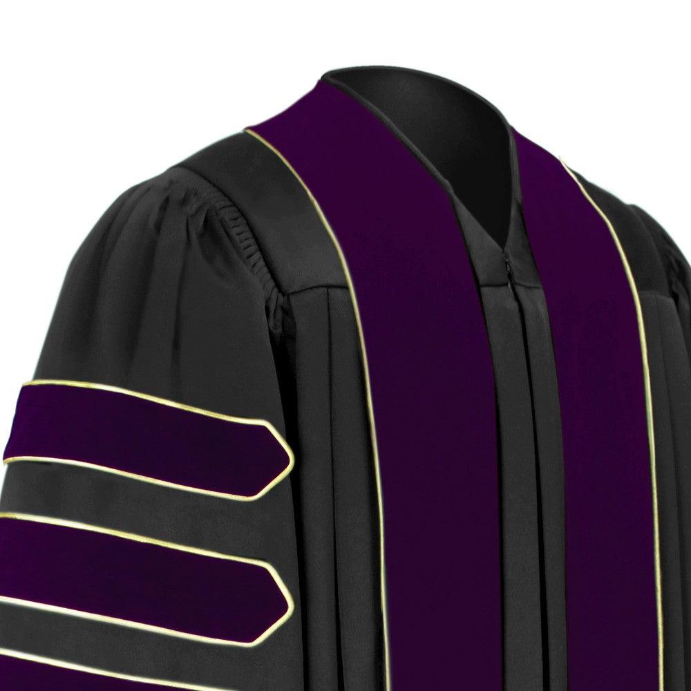 Doctor of Law Doctoral Graduation Gown - Academic Regalia - Graduation Cap&Gown