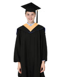 Deluxe Bachelor Hood - 15 Color Combinations Available - Graduation Cap&Gown