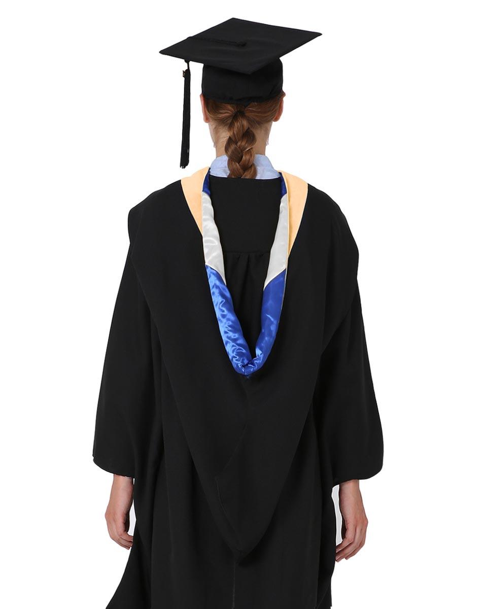 Deluxe Bachelor Hood - 15 Color Combinations Available - Graduation Cap&Gown