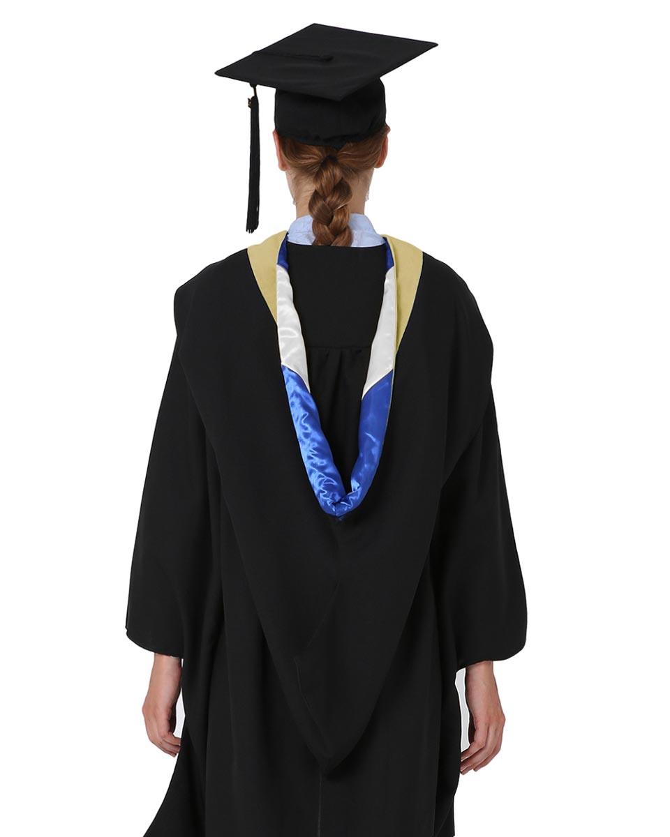 Deluxe Bachelor Hood - 15 Color Combinations Available - Graduation Cap&Gown