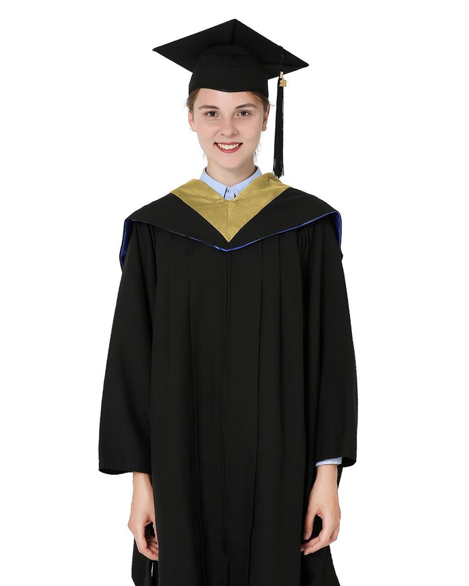 Deluxe Bachelor Hood - 15 Color Combinations Available - Graduation Cap&Gown