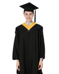 Deluxe Bachelor Hood - 15 Color Combinations Available - Graduation Cap&Gown