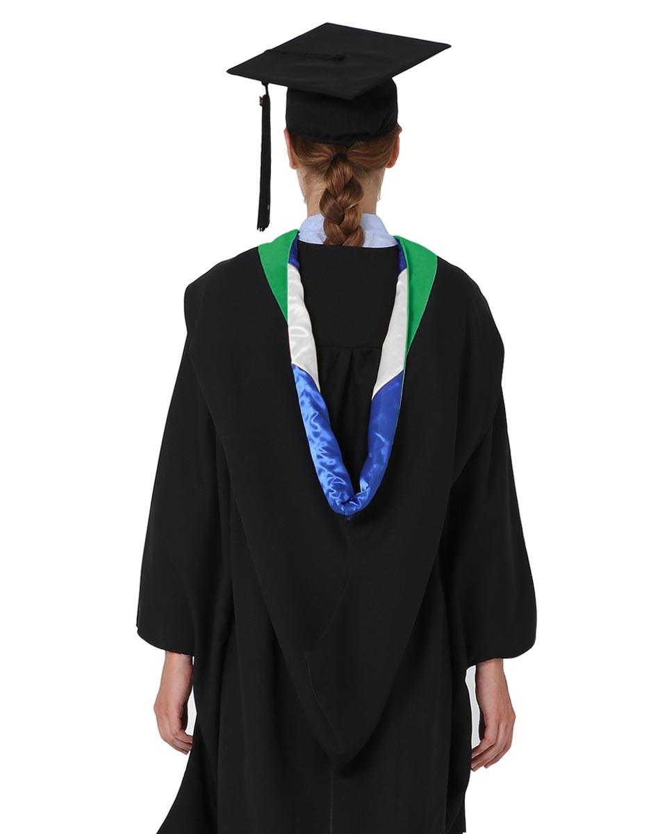 Deluxe Bachelor Hood - 15 Color Combinations Available - Graduation Cap&Gown