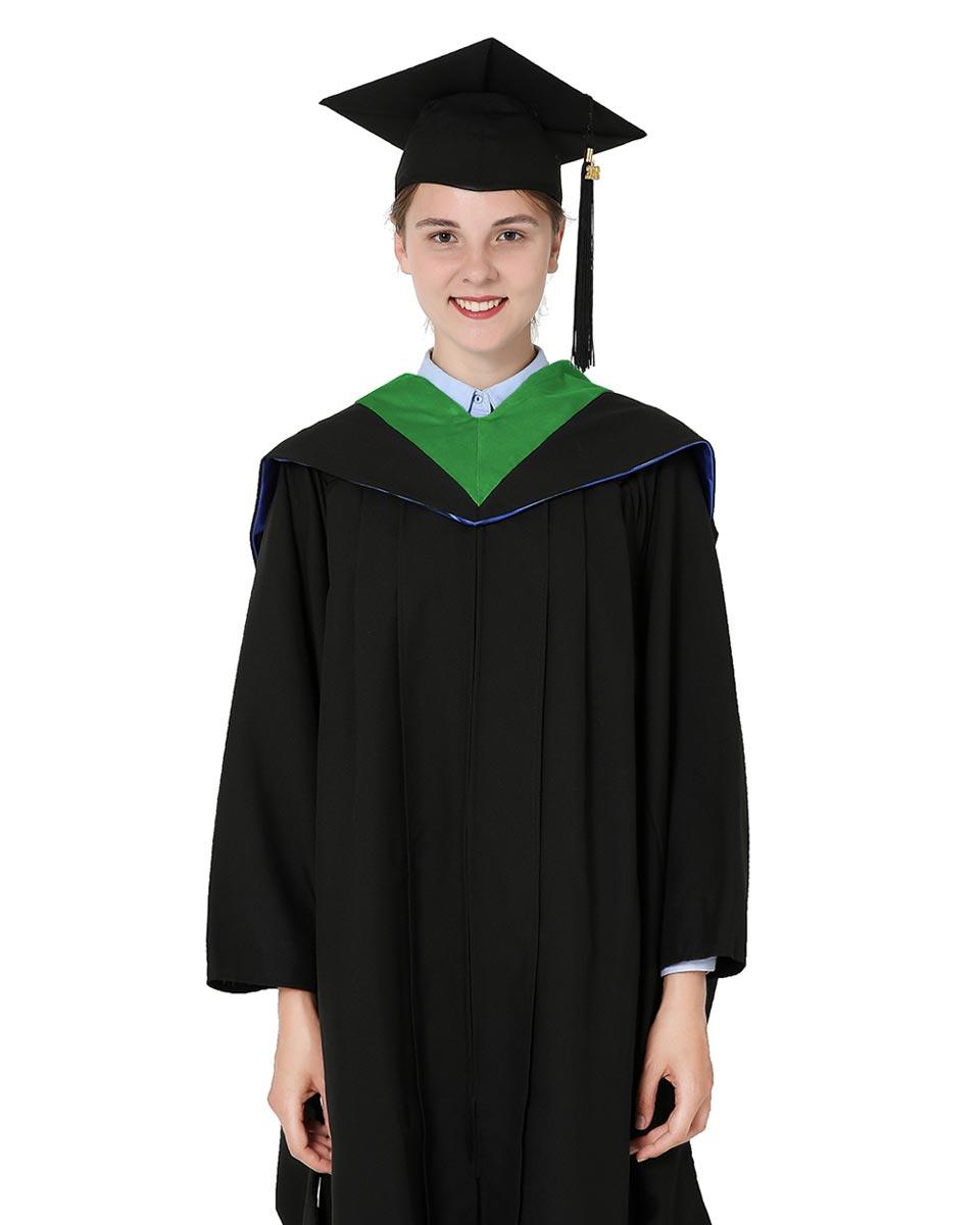 Deluxe Bachelor Hood - 15 Color Combinations Available - Graduation Cap&Gown