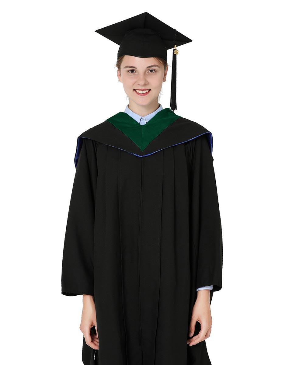 Deluxe Bachelor Hood - 15 Color Combinations Available - Graduation Cap&Gown