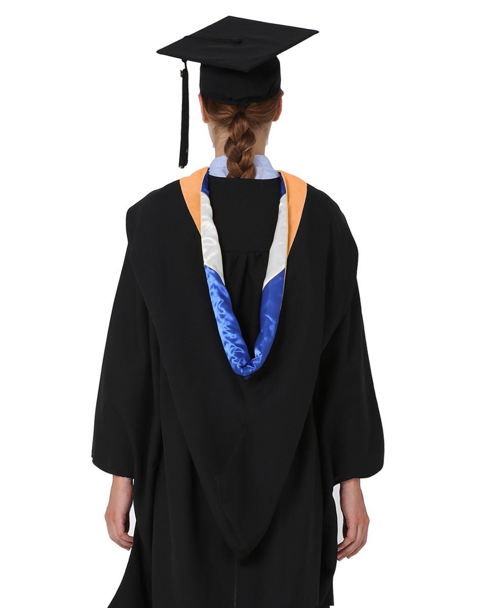 Deluxe Bachelor Hood - 15 Color Combinations Available - Graduation Cap&Gown