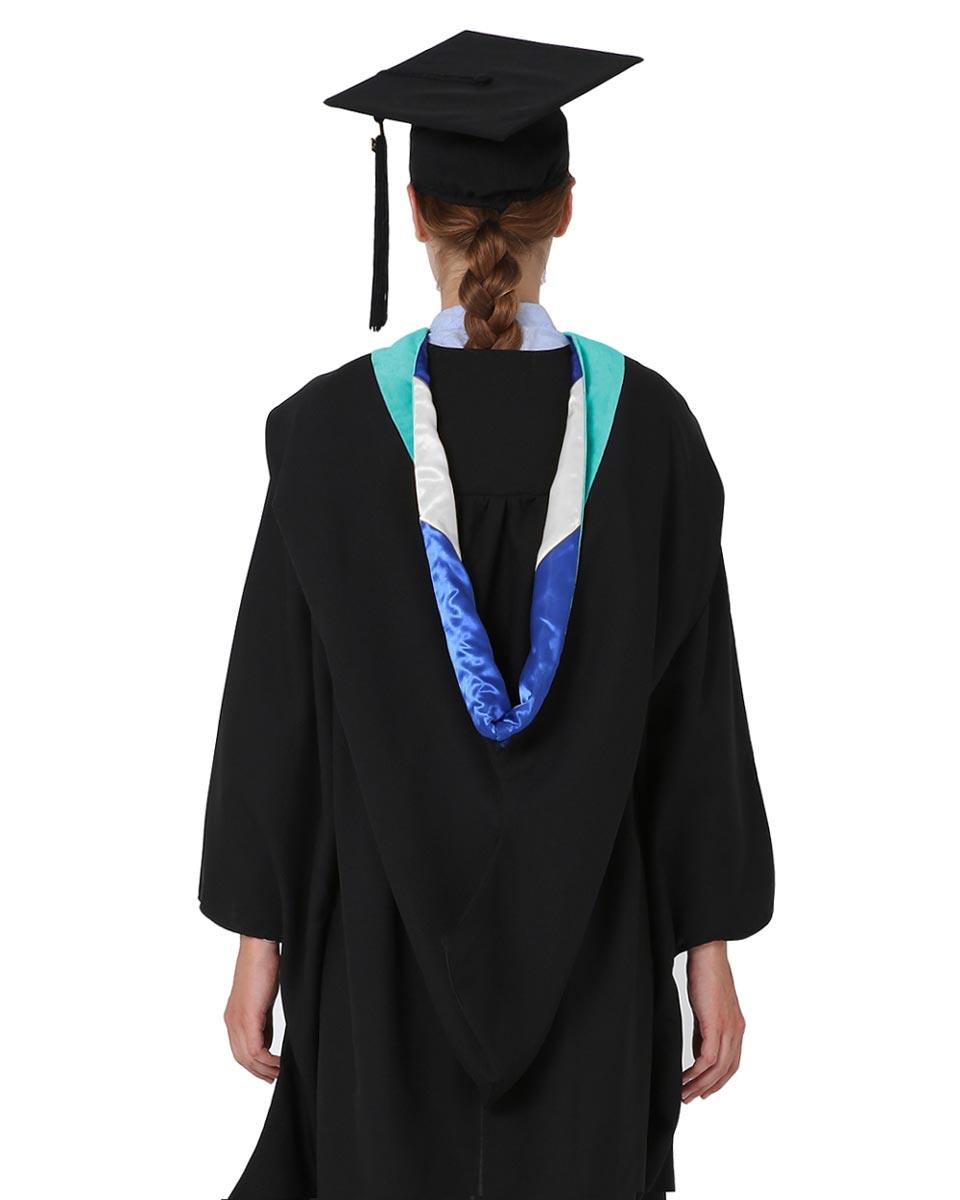 Deluxe Bachelor Hood - 15 Color Combinations Available - Graduation Cap&Gown