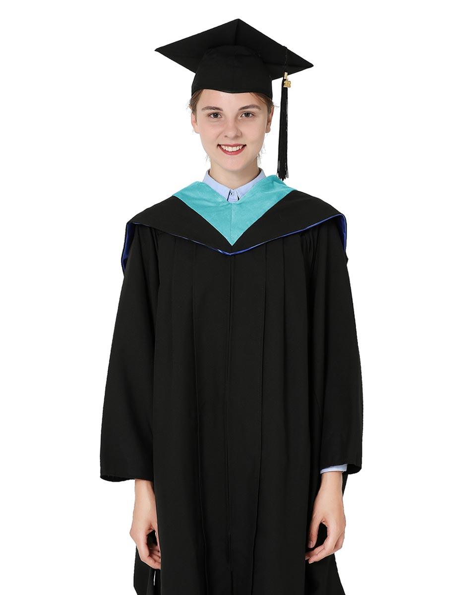 Deluxe Bachelor Hood - 15 Color Combinations Available - Graduation Cap&Gown