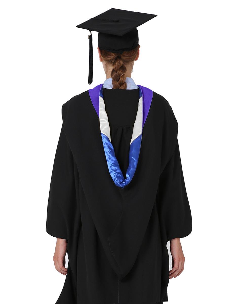 Deluxe Bachelor Hood - 15 Color Combinations Available - Graduation Cap&Gown