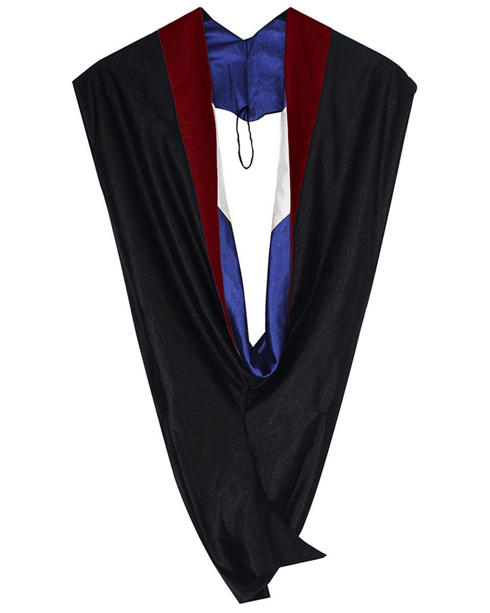 Deluxe Bachelor Hood - 15 Color Combinations Available - Graduation Cap&Gown