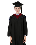 Deluxe Bachelor Hood - 15 Color Combinations Available - Graduation Cap&Gown
