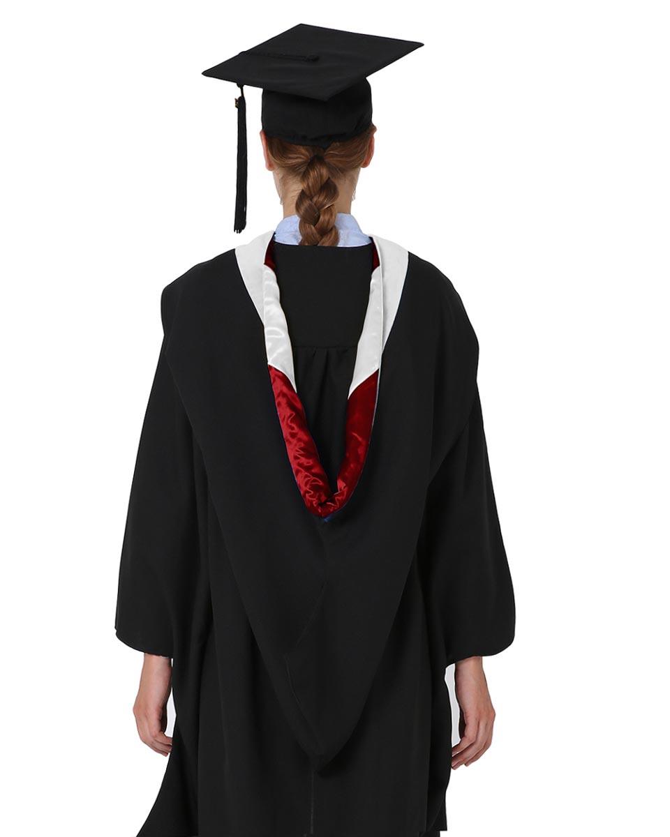 Deluxe Bachelor Hood - 15 Color Combinations Available - Graduation Cap&Gown