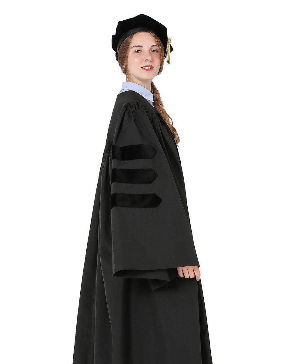 Classic Doctoral Graduation Gown Tam Package - Graduation Cap&Gown