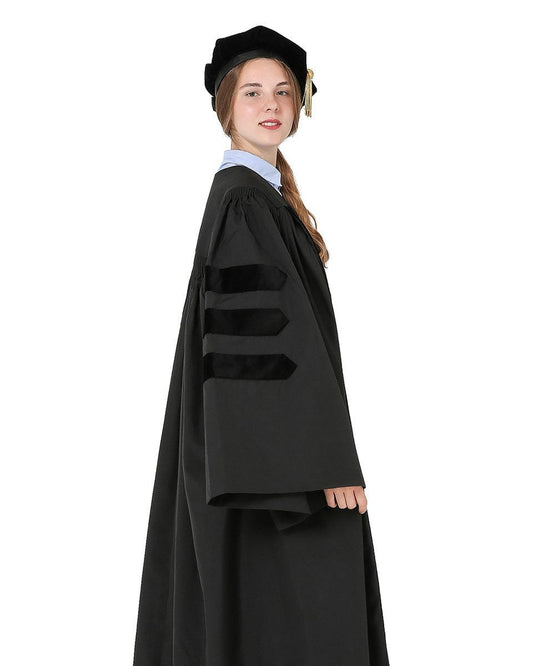 Classic Doctoral Graduation Gown Tam Package - Graduation Cap&Gown