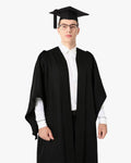 Classic Gathered UK British Bachelor Graduation Gown & Mortarboard - Graduation Cap&Gown