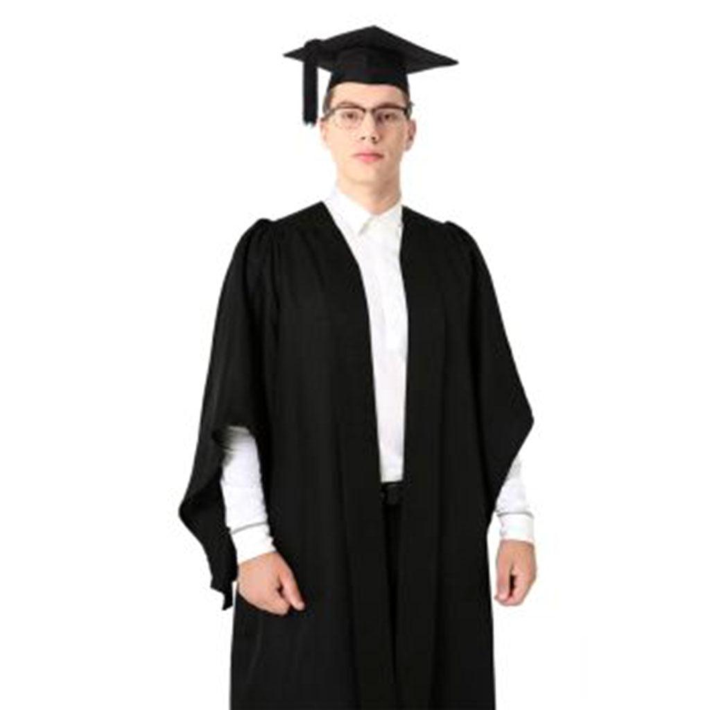 Classic British Bachelor's Degree Graduation Gown Uniform - Graduation Cap&Gown