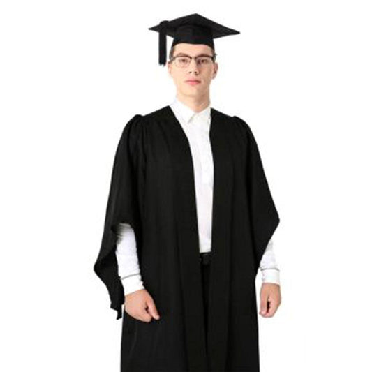 Classic British Bachelor's Degree Graduation Gown Uniform - Graduation Cap&Gown