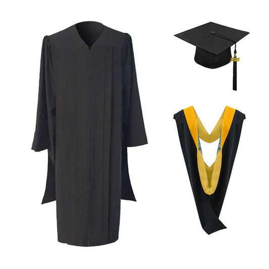 Masters Cap, Gown & Hood Package for Cal State Sacramento Graduation - Graduation Cap&Gown