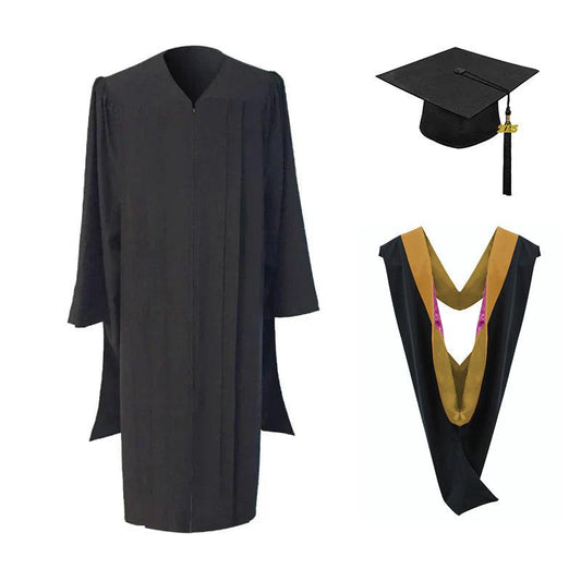 Masters Cap, Gown & Hood Package for Cal State Dominguez Graduation - Graduation Cap&Gown