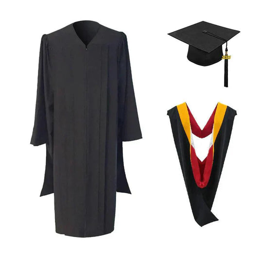 Masters Cap, Gown & Hood Package for University of Georgia Graduation - Graduation Cap&Gown
