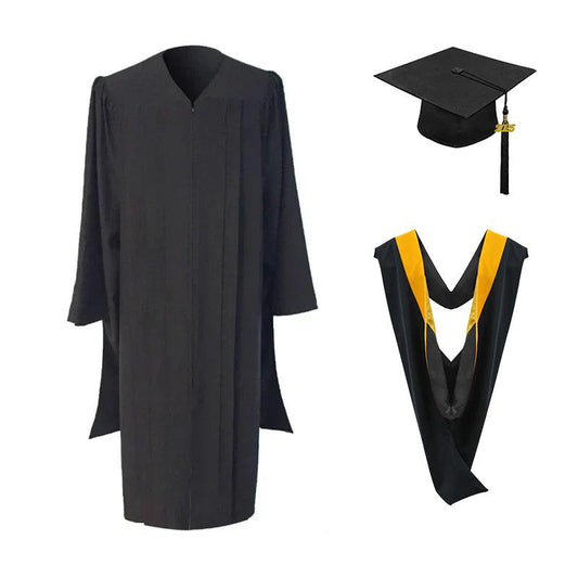 Masters Cap, Gown & Hood Package for Cal State Long Beach - Graduation Cap&Gown