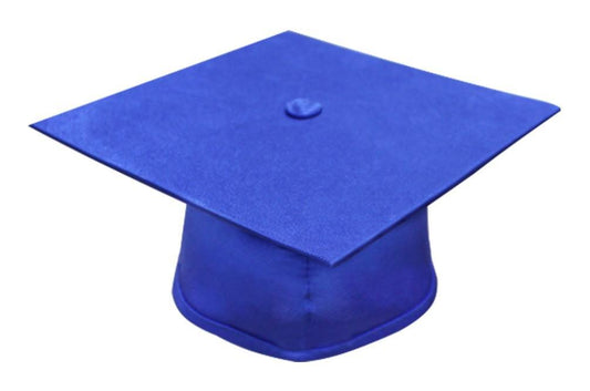 Matte Royal Blue Elementary Cap - Graduation Cap&Gown