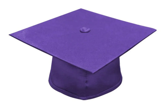 Matte Purple Bachelors Academic Cap - Graduation Cap&Gown