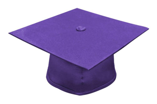 Matte Purple Bachelors Graduation Cap - Graduation Cap&Gown