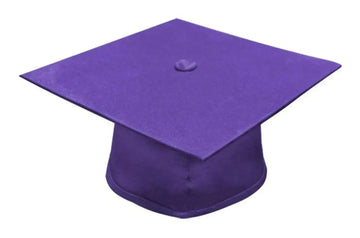 Matte Purple Kindergarten/Preschool Cap - Graduation Cap&Gown