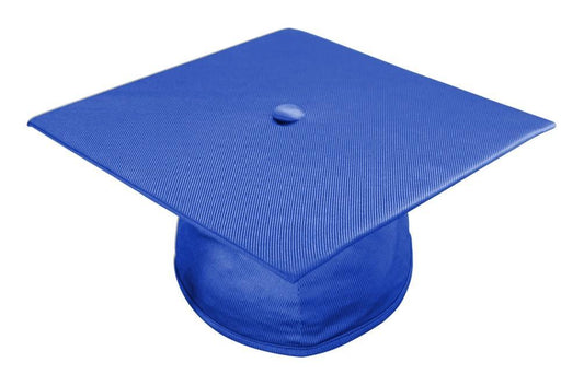 Shiny Royal Blue Bachelors Graduation Cap - Graduation Cap&Gown