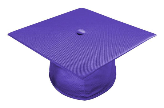 Shiny Purple Elementary Cap - Graduation Cap&Gown