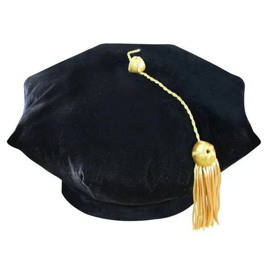Deluxe Doctorate 4/6/8 Sided Tams - Graduation Cap&Gown