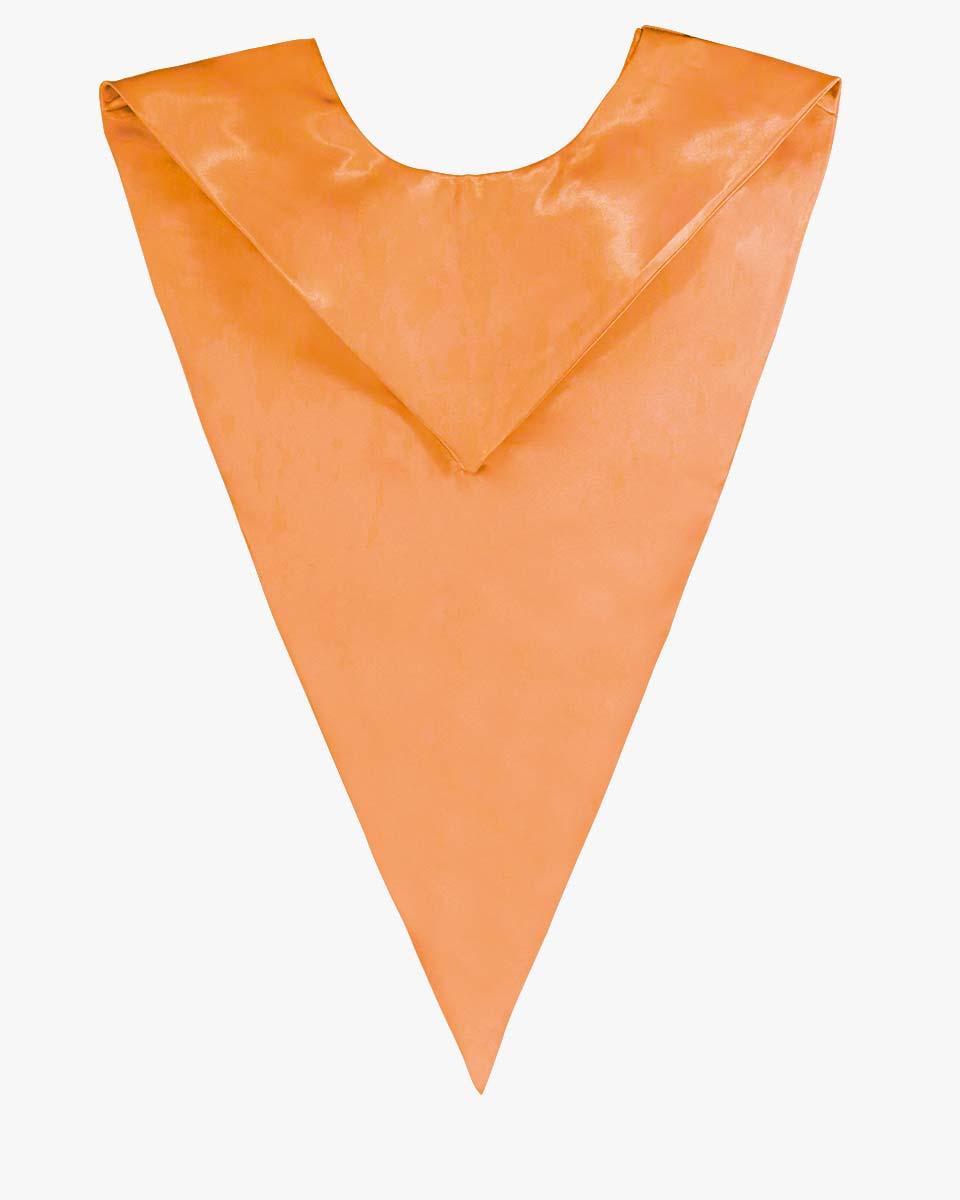 Traditional One Color V Stoles - 10 Colors Available - Graduation Cap&Gown