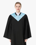 Traditional One Color V Stoles - 10 Colors Available - Graduation Cap&Gown