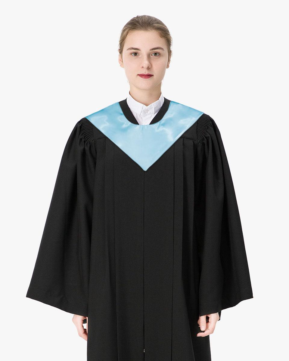 Traditional One Color V Stoles - 10 Colors Available - Graduation Cap&Gown