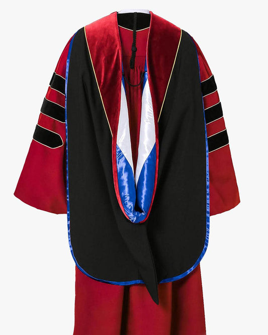 Custom Deluxe PHD Doctoral Hood - Graduation Cap&Gown