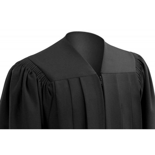 Deluxe Black Elementary Cap & Gown - Graduation Cap&Gown