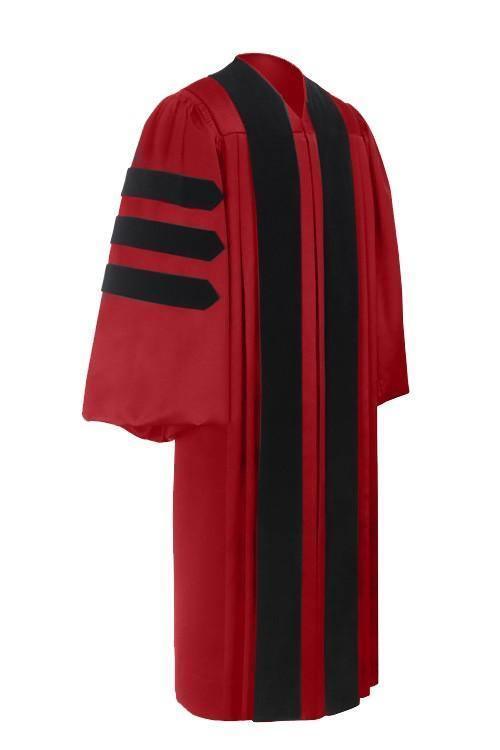 Classic Doctoral Graduation Gown - Graduation Cap&Gown
