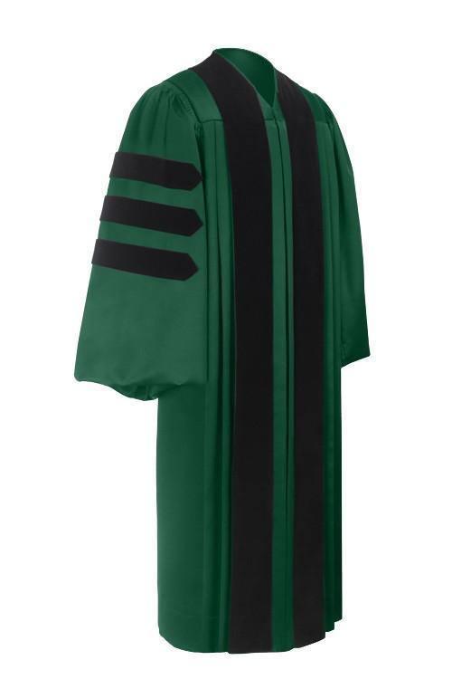 Classic Doctoral Graduation Gown - Graduation Cap&Gown