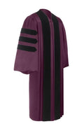 Classic Doctoral Graduation Gown - Graduation Cap&Gown