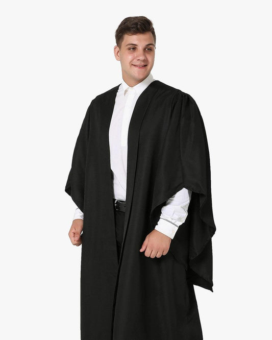 UK British Deluxe Bachelor Academic Gown - Graduation Cap&Gown