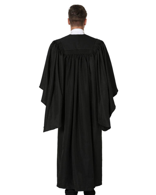 UK British Deluxe Fluted Bachelor Graduation Gown & Mortarboard - Graduation Cap&Gown