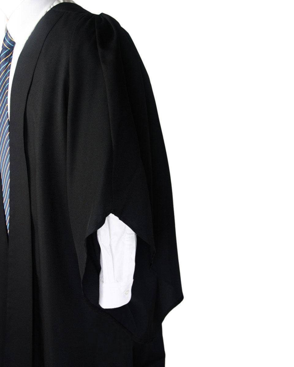 UK British Deluxe Fluted Bachelor Graduation Gown & Mortarboard - Graduation Cap&Gown
