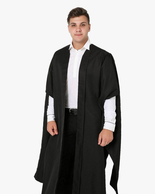 Deluxe Fluted Master Academic Gown - Graduation Cap&Gown