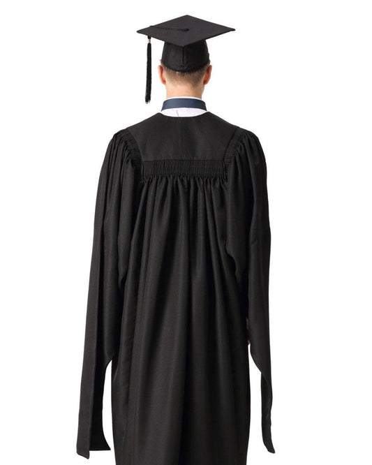 Deluxe Fluted Master Academic Gown & Mortarboard - Graduation Cap&Gown