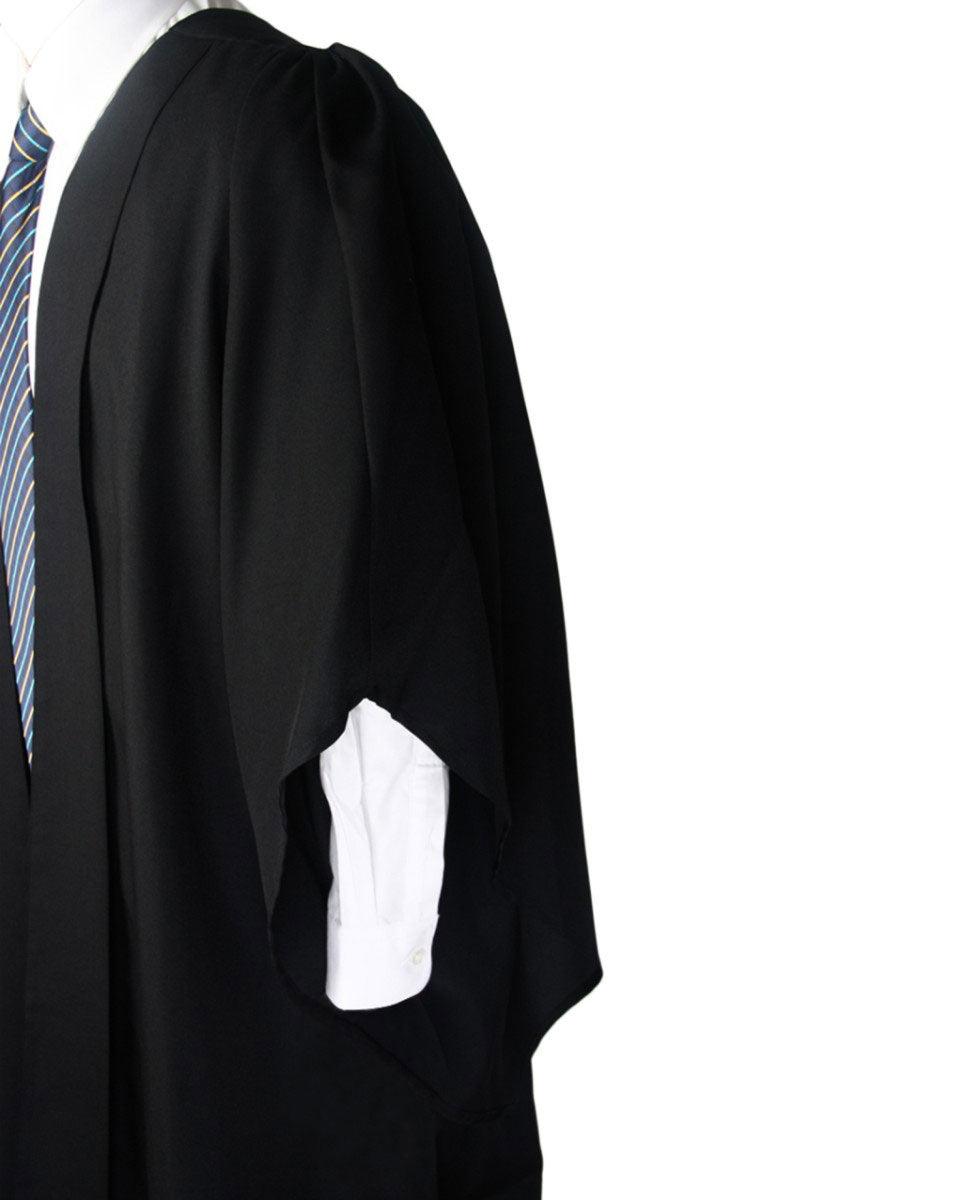 Deluxe Fluted Master Academic Gown & Mortarboard - Graduation Cap&Gown