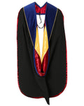 Deluxe PHD Doctoral Hood with Gold Piping - 10 Color Combinations Available - Graduation Cap&Gown